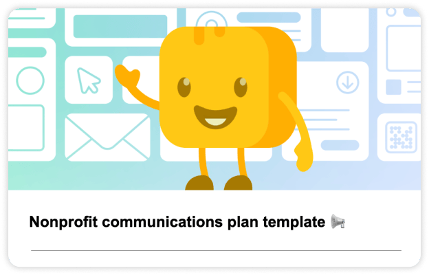 Free Download: Nonprofit Communications Plan Template
