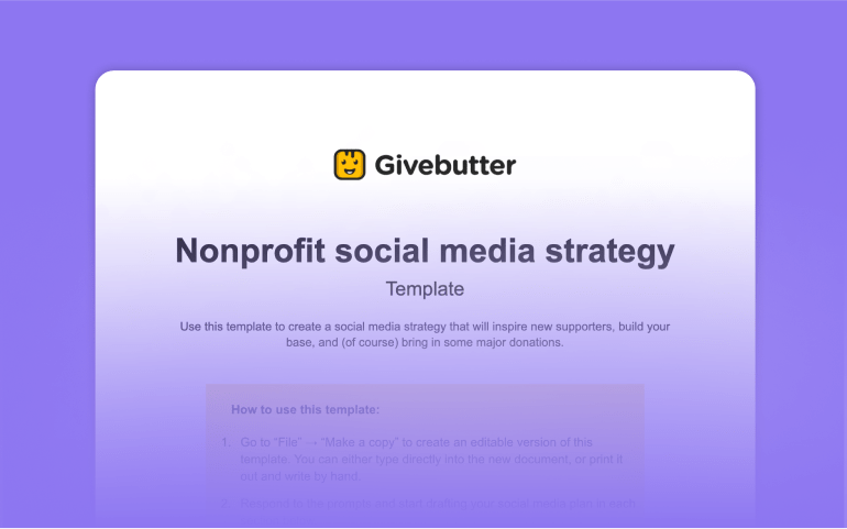 social media strategy plan