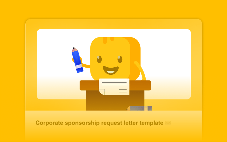 Corporate sponsorship request letter image
