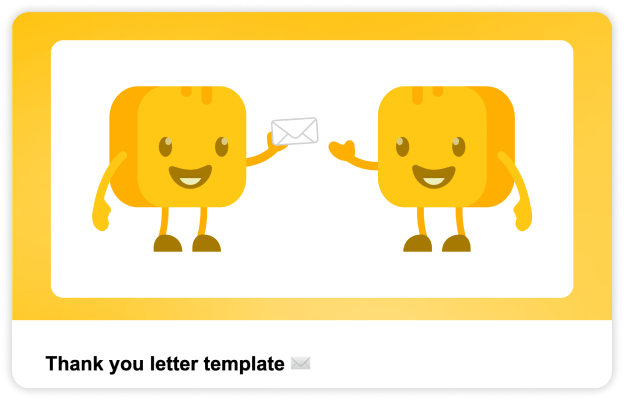 Donation thank-you letter template image