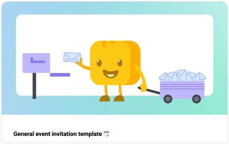Fundraising event invitation template
