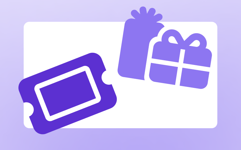 raffle and gifts icons